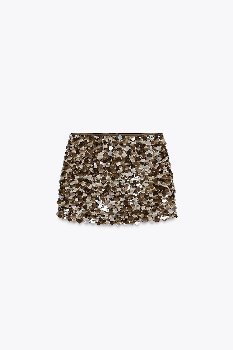 SEQUIN MINI SKIRT