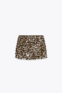 SEQUIN MINI SKIRT