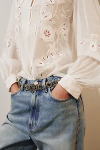 METAL JEWEL BELT