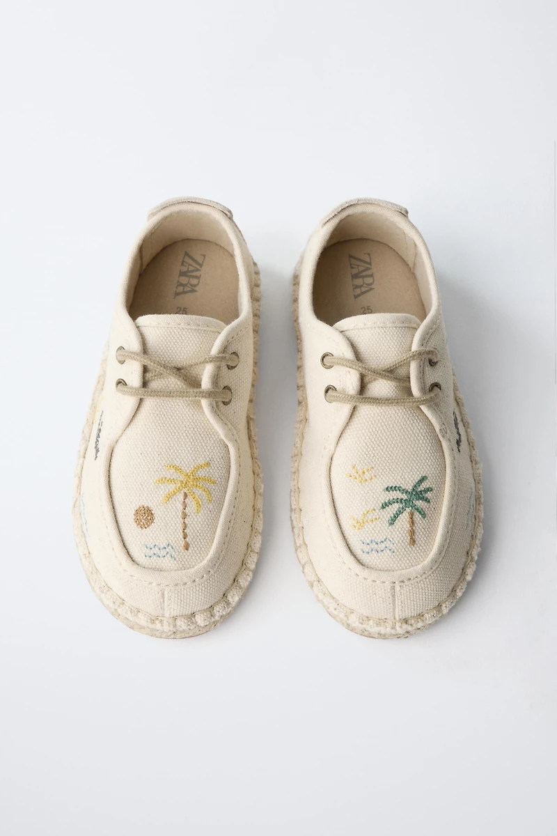 EMBROIDERED ESPADRILLES