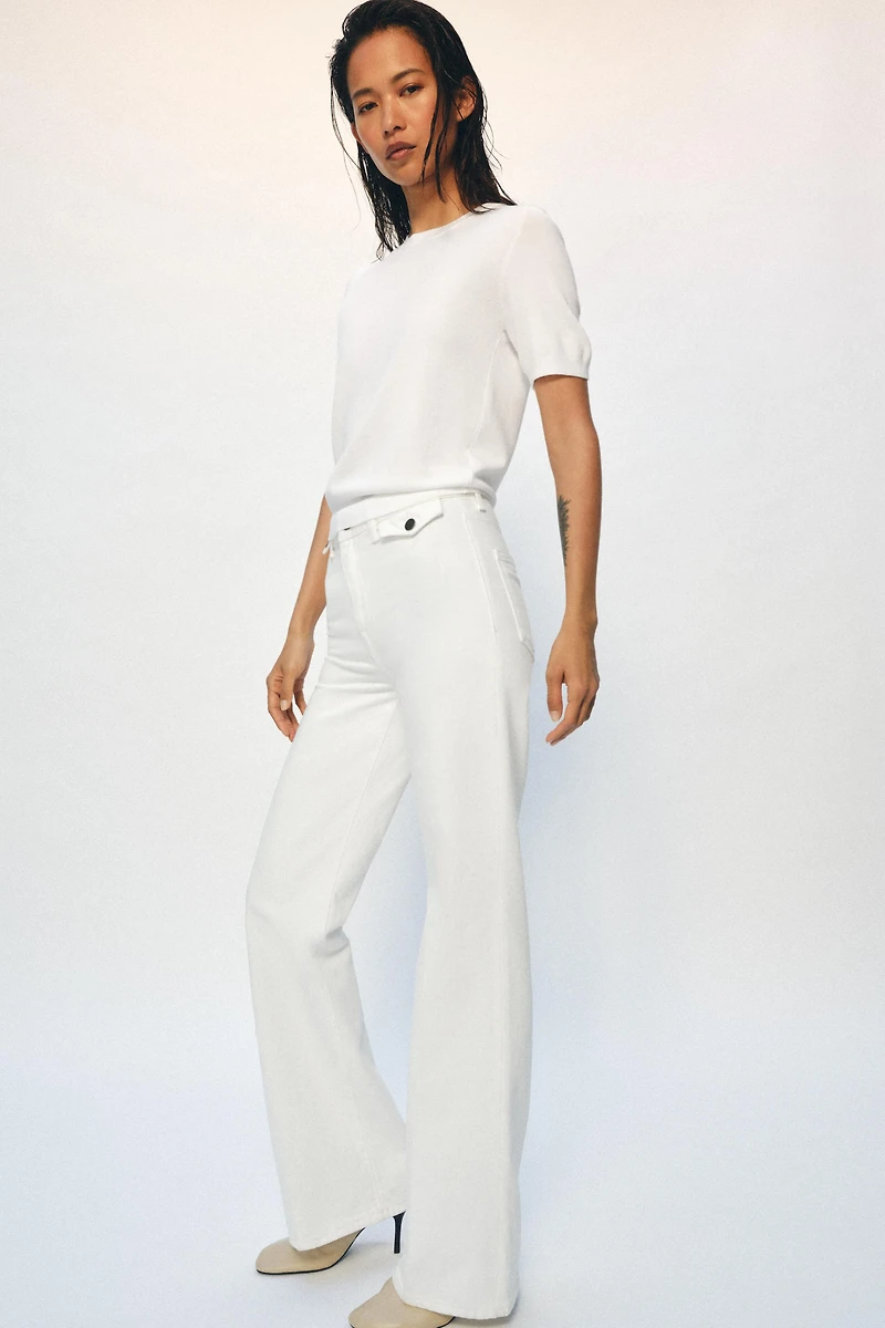 ZW COLLECTION HIGH-WAIST FLARE JEANS