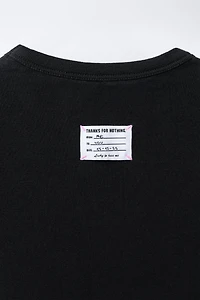 TEXT PRINT T-SHIRT