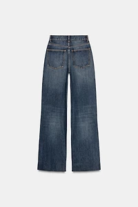 TRF HIGH WAIST WIDE LEG FULL LENGTH JEANS