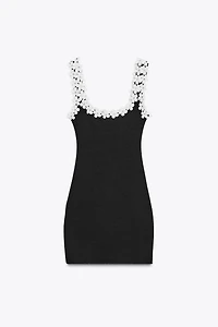 ROBE STRETCH FOURNITURES FLEURS