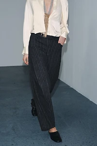 ZW COLLECTION STRIPED BALLOON PANTS