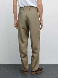 Linen suit trousers