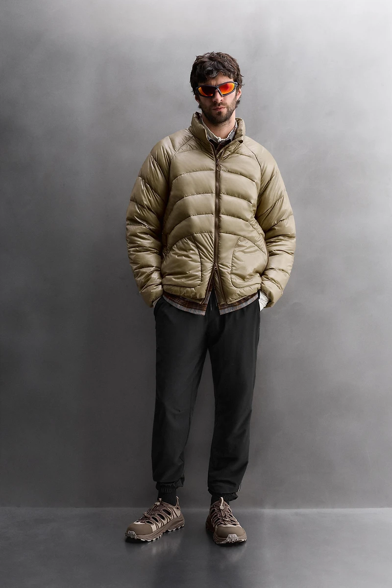 PACKABLE 100% FEATHER PUFFER JACKET