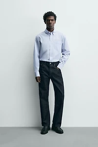 TEXTURED STRIPED SHIRT