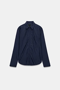 TECHNICAL FABRIC ZIP SHIRT