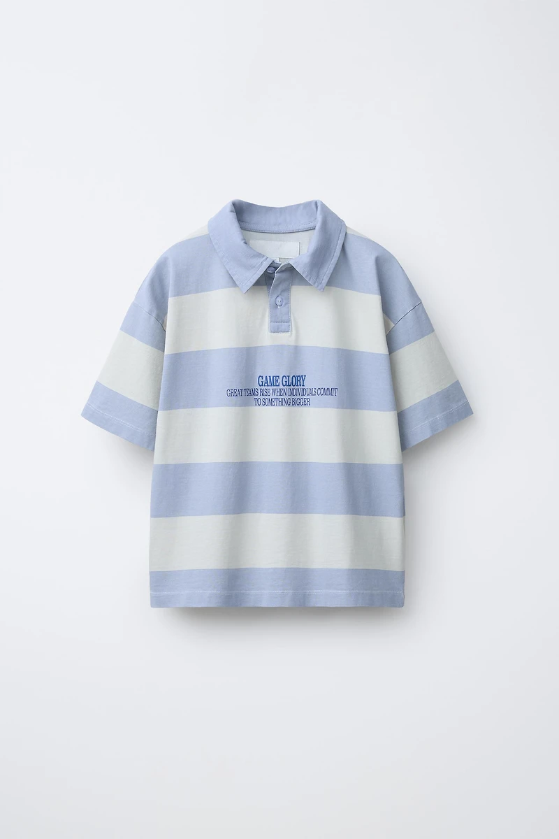 POLO À RAYURES