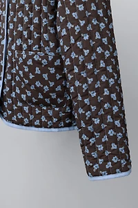 VESTE MATELASSÉE FLEURS