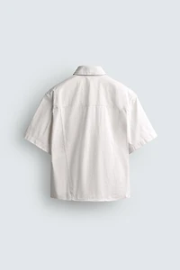 WASHED BOXY FIT OVERSHIRT