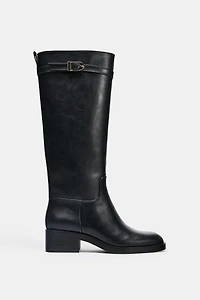 BUCKLED JODHPUR BOOTS