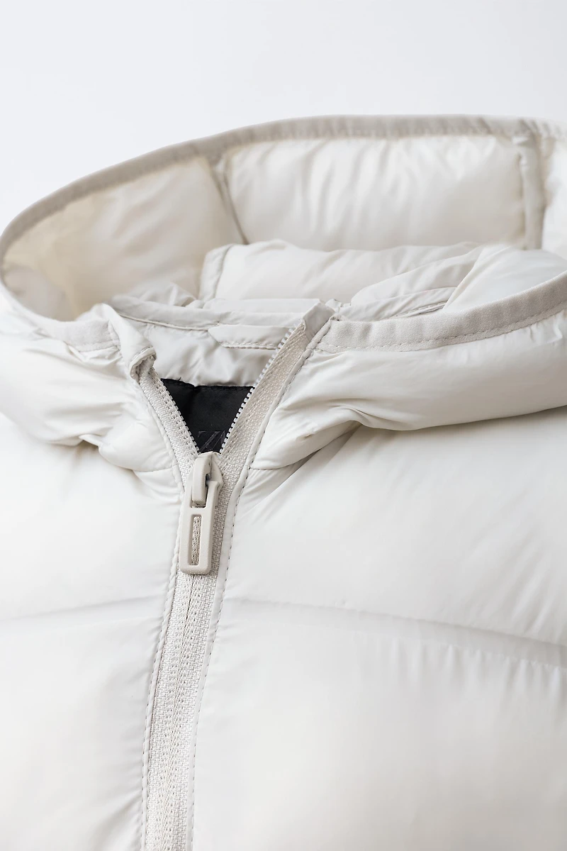 VESTE MATELASSÉE ULTRALÉGÈRE À CAPUCHE