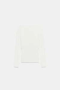 TOP DRAPÉ DÉCOLLETÉ CACHE-CŒUR