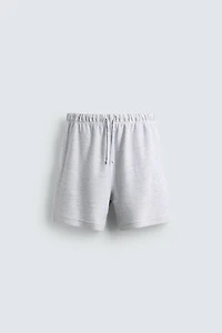 SHORT JOGGER RELAXED FIT TEXTURÉ
