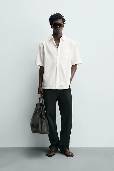 TEXTURED JACQUARD SHIRT