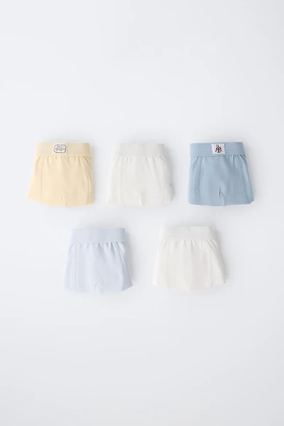 2-6 YEARS / FIVE-PACK OF CIRCUS BOXERS