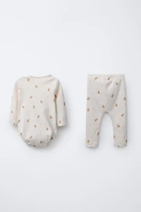 LOT BODY ET LEGGING OURSONS
