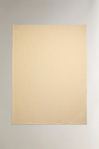 STRIPED COTTON MUSLIN BLANKET