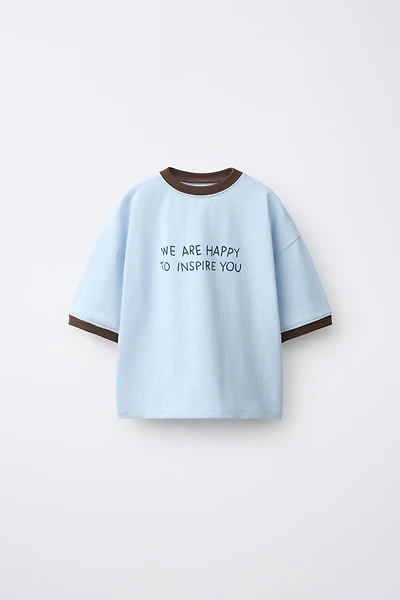 TEXT PRINT T-SHIRT