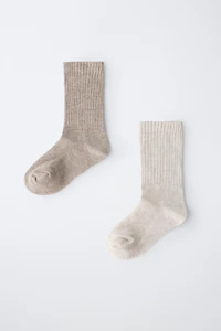 TWO-PACK OF MID-CALF SOCKS