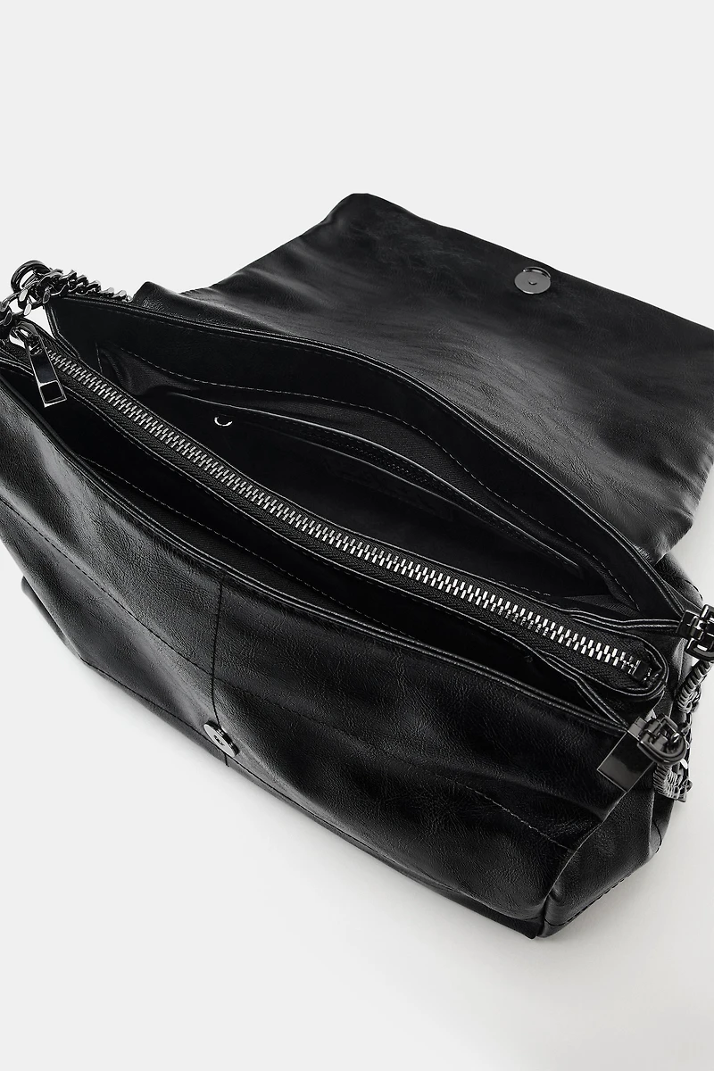 ROCK STYLE FLAP SHOULDER BAG