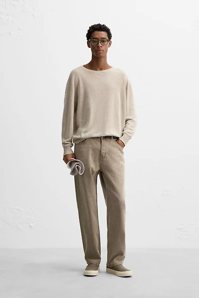 LIGHTWEIGHT LINEN SWEATER