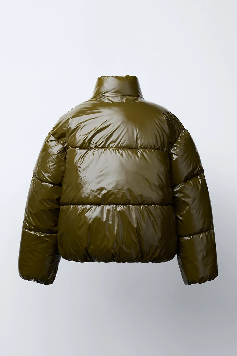 SHINY FINISH PUFFER JACKET