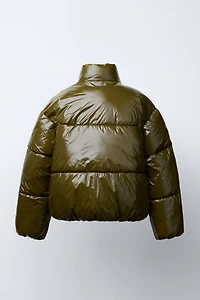 SHINY FINISH PUFFER JACKET