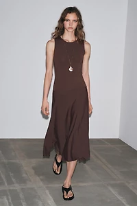 KNIT MIDI DRESS