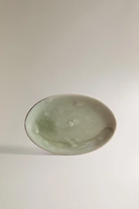 GREENISH BATHROOM SOAP DISH