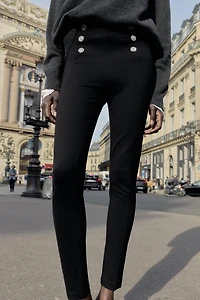 LEGGING À BOUTONS BIJOUX