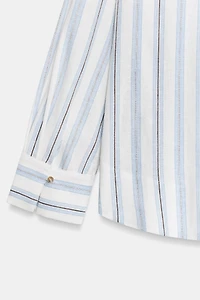 STRIPED PRINT BLOUSE