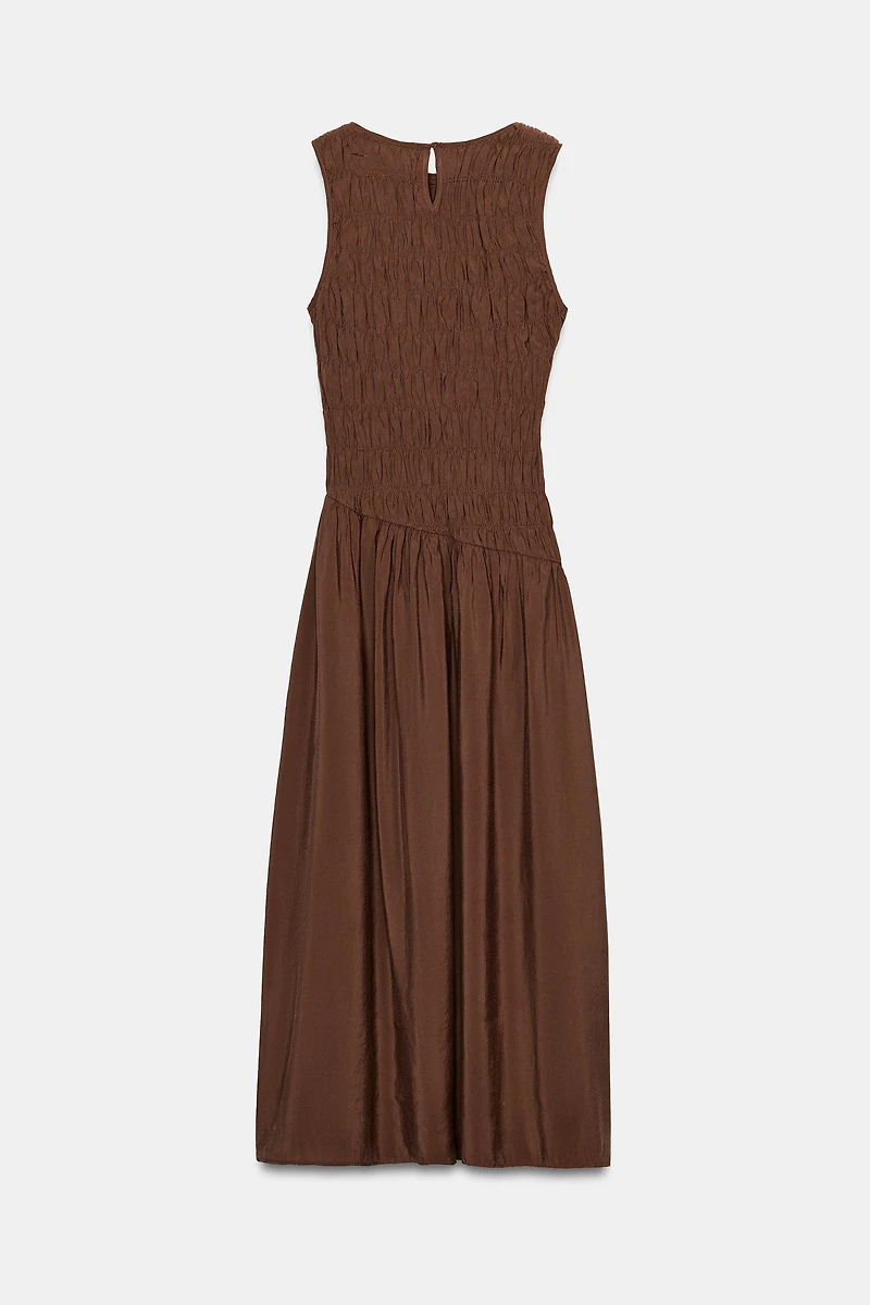 VOLUMINOUS MIDI DRESS