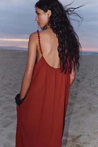 OVERSIZED STRAPPY DRESS