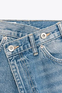 JEAN TRF WIDE LEG TAILLE HAUTE CROISÉE