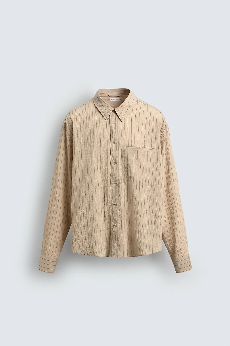 FLOWY STRIPED SHIRT