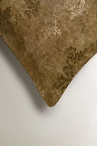 GOLD JACQUARD THROW PILLOW COVER | MARISA BERENSON