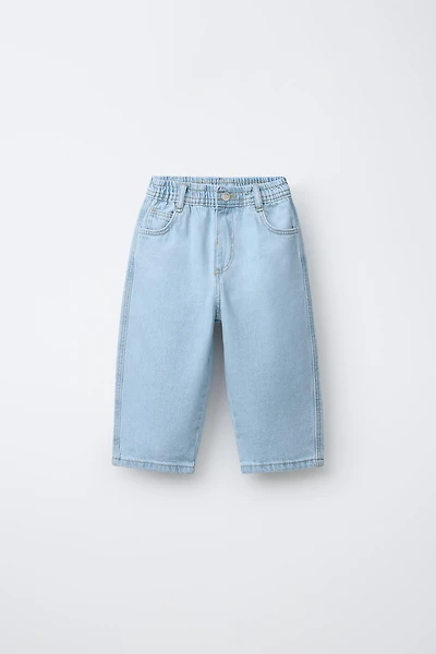 TAPERED WIDE JEANS