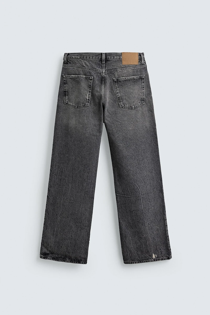 WIDE FLARE FIT JEANS