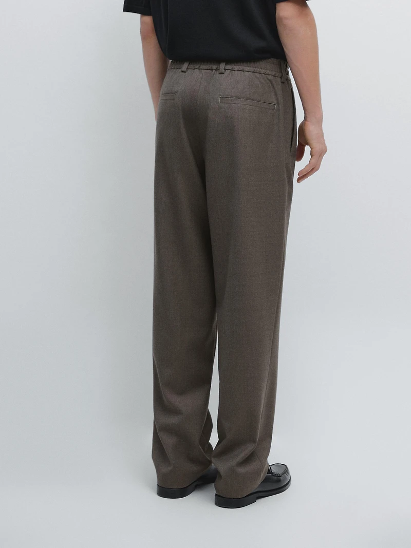 Cool wool blend trousers