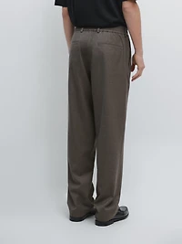 Cool wool blend trousers
