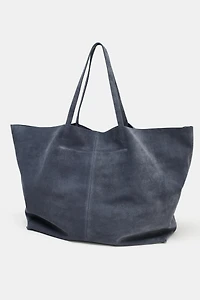 MAXI SPLIT LEATHER SHOPPER