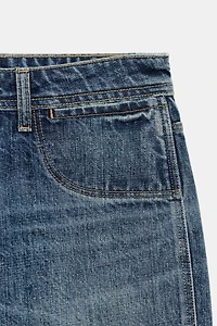 MID-RISE TRF DENIM CAPRI JEANS