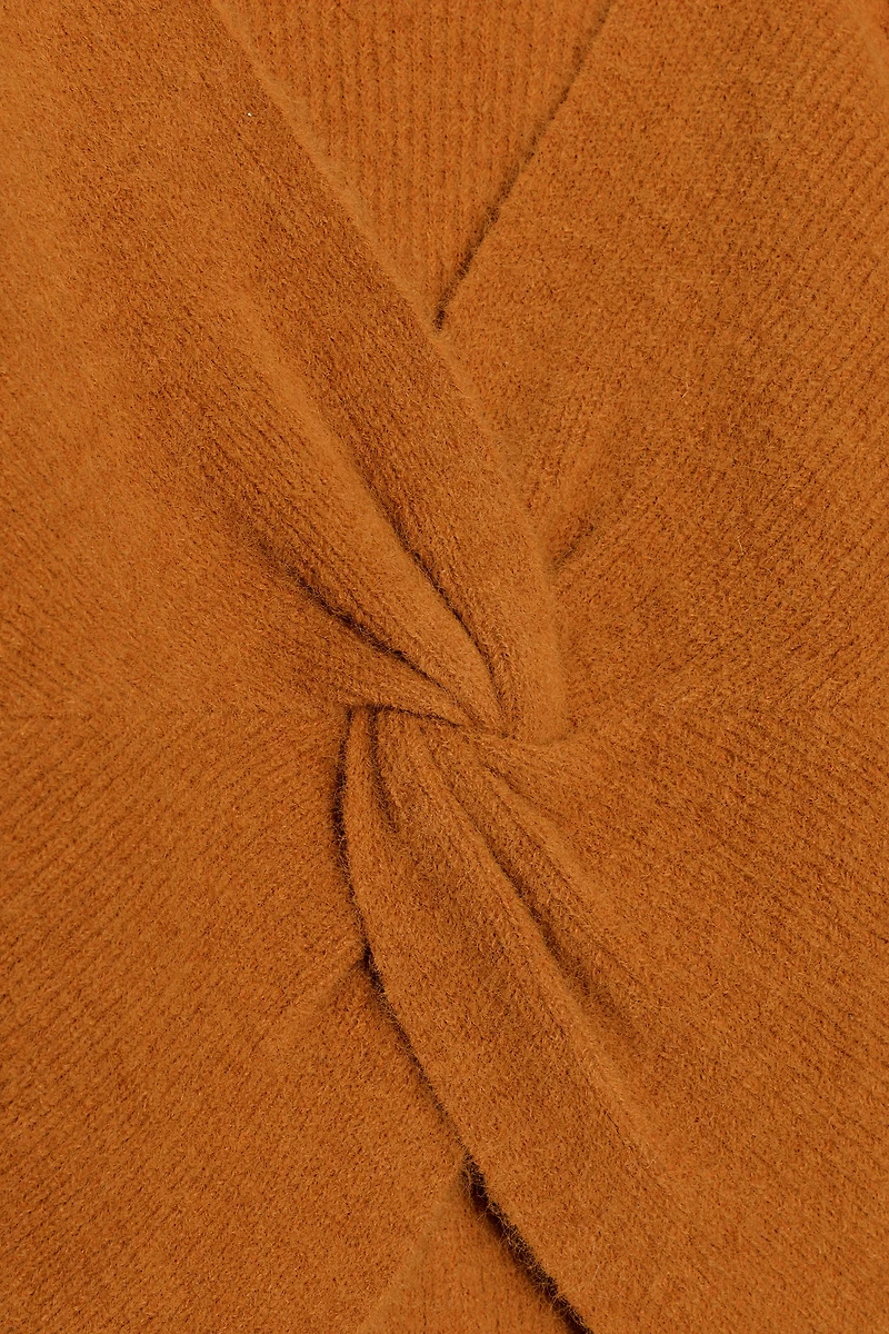 KNIT JUMPER WITH BACK KNOT