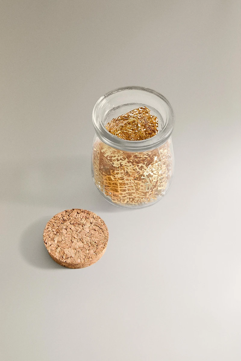 SHINY CHRISTMAS CONFETTI SNOWFLAKES