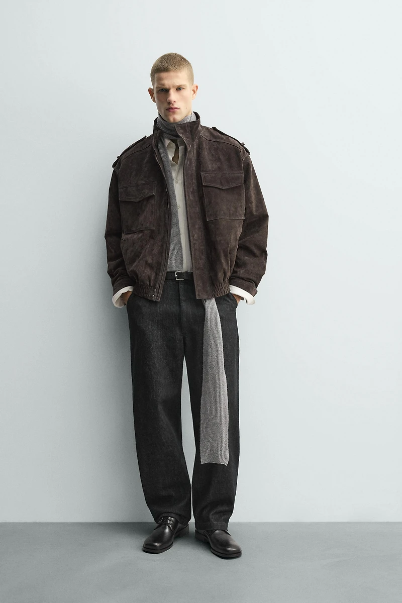 SUEDE LEATHER JACKET