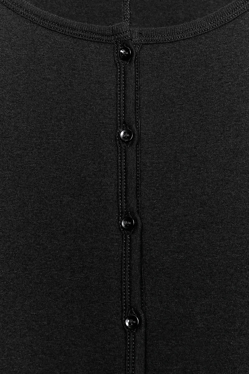 COTTON HENLEY SHIRT