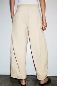 ZW COLLECTION BARREL CORDUROY PANTS